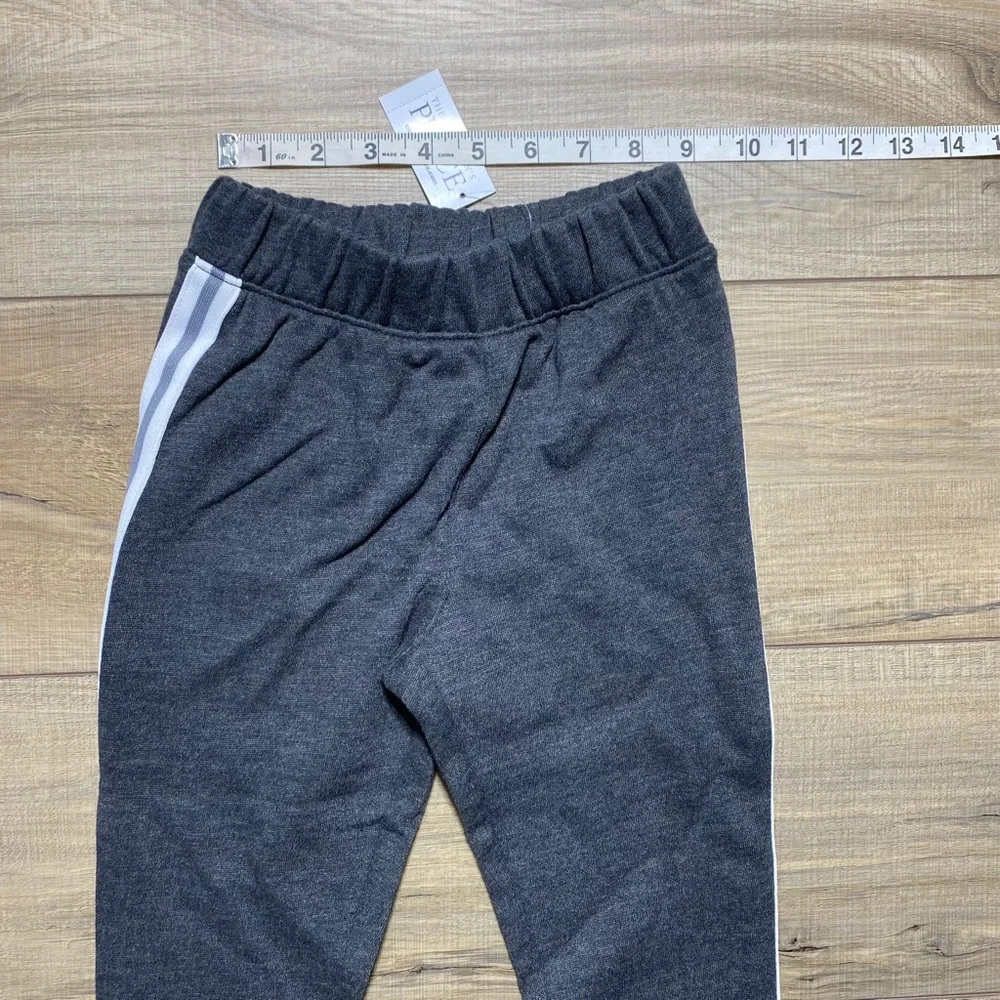 The Childrens Place Boys Sweatpants With White Trim On Legs‎ Size 3T Gray